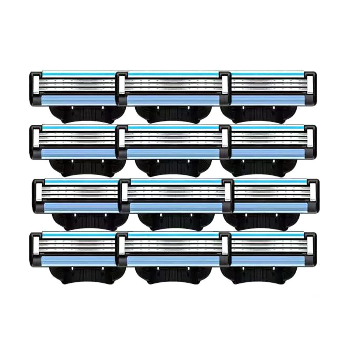 

24PCS Razor Blades Refills, Manual Mach 3 Blades Refills for Gillette Mach 3 Mens Razor Blade Refills