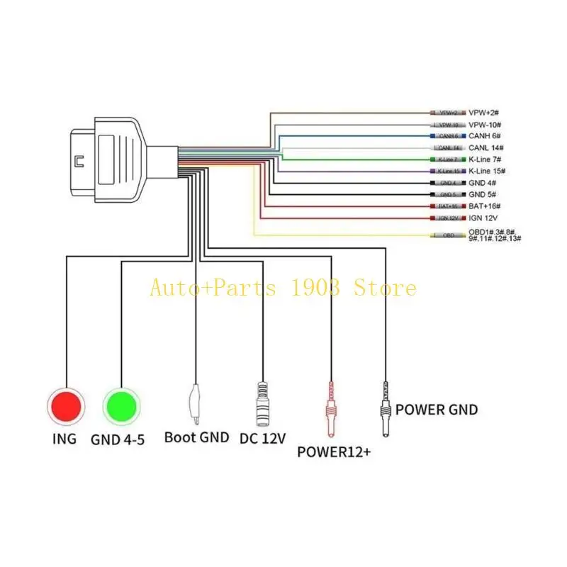 Фото E21C для MPPS V21/Vident OBD2 Диагностическая адаптер Инструменты №2