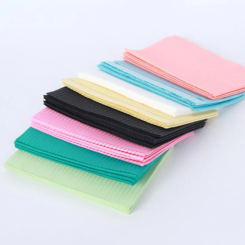 

50Pcs Disposable Tattoo Clean Pad Tattoo Table Covers Clean Pad Patient Dental Napkins Beauty Tattoo Accessories Tattoo Bibs