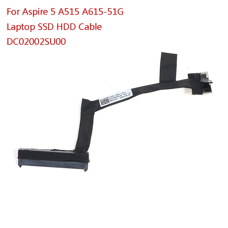 

1 шт. SATA SSD HDD кабель жесткого диска для DC02002SU00 Acer Aspire 5 A515 A515-51G A615 A615-51G-536X C5V01 N17C4