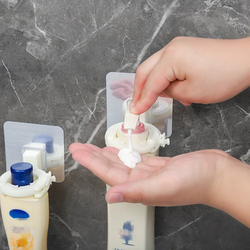 

Bathroom Shower Room Shower Gel Holder Wall Mounted Pasteable Shampoo Storage Rack Bathroom Accessories