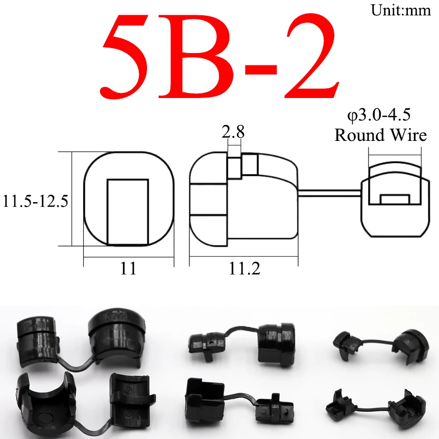 2P-4 3P-4 4N-4 4K-4 5B-2 5N-4 5P-4 Нейлоновый пластиковый провод питания Кабель Защитный шнур Зажим Пряжка Зажим Втулка для снятия натяжения