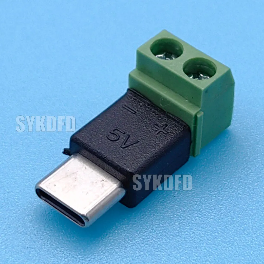 

OTG адаптер питания SYKDFD Type C зелёный 5В