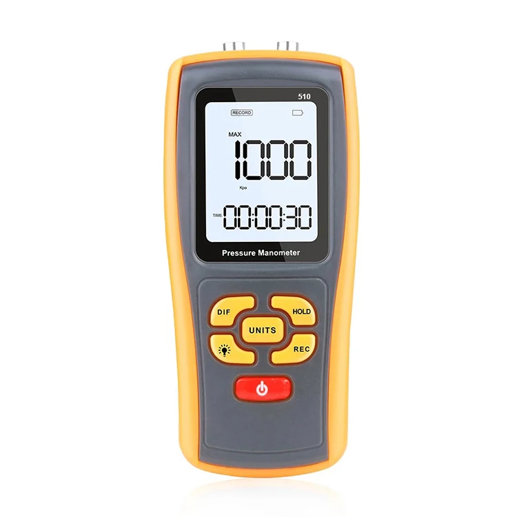 

BENETECH GM510 Digital LCD High Accuracy Pressure Gauge Manometer