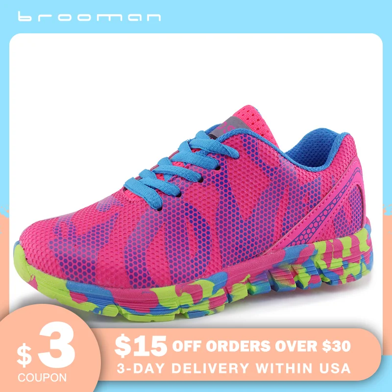 

brooman Boys Girls Breathable Lightweight Running Shoes(Toddler/Little Kid/Big Kid)