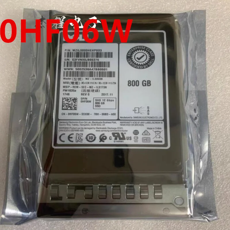

Original Almost New Solid State Drive For DELL 800GB 2.5" SAS For 0HF06W HF06W