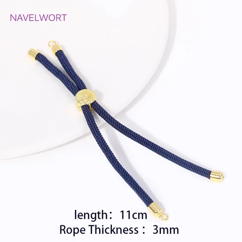 NAVELWORT Позолоченные веревочные цепочки для создания браслетов