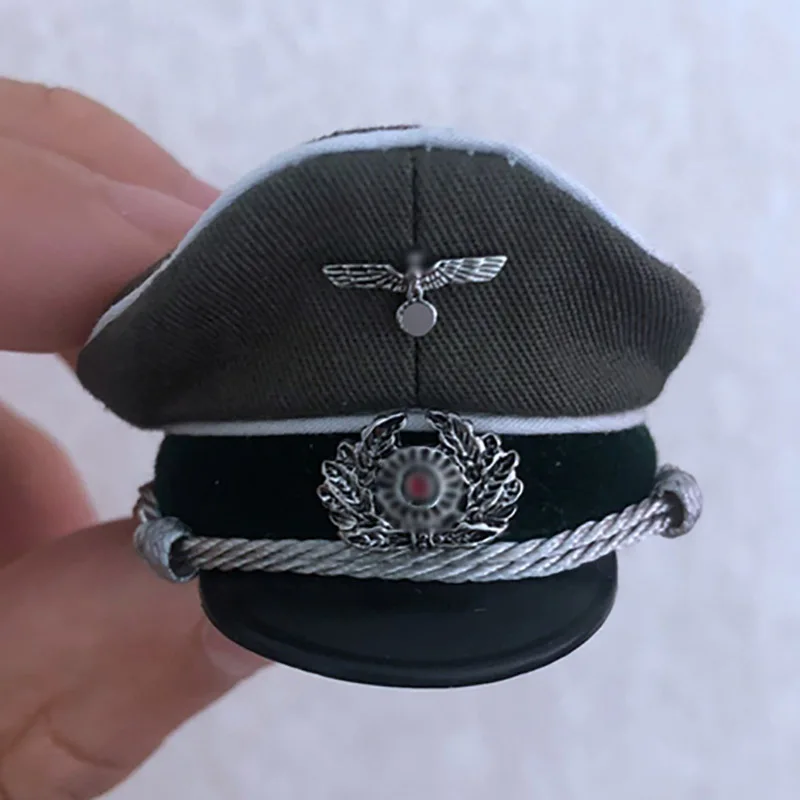 

1/6 фигурки солдат Второй мировой войны немецкий вермахт SS с большими полями модель кепки офицера для 12-дюймовой экшн-Фигурки Коллекция аксе...