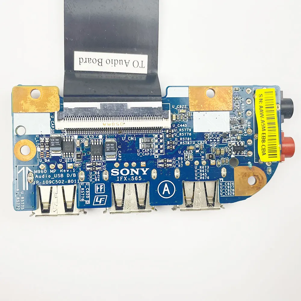 Оригинал для ноутбука Sony PCG-61212T VPCEB VPC EA EB USB аудио Плата USB2.0 M960 1P-109C502-8011 | Компьютеры