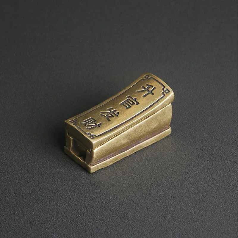 

Antique Brass Coffin Table Top Ornament Tea Pet