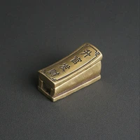 antique brass coffin table top ornament tea pet