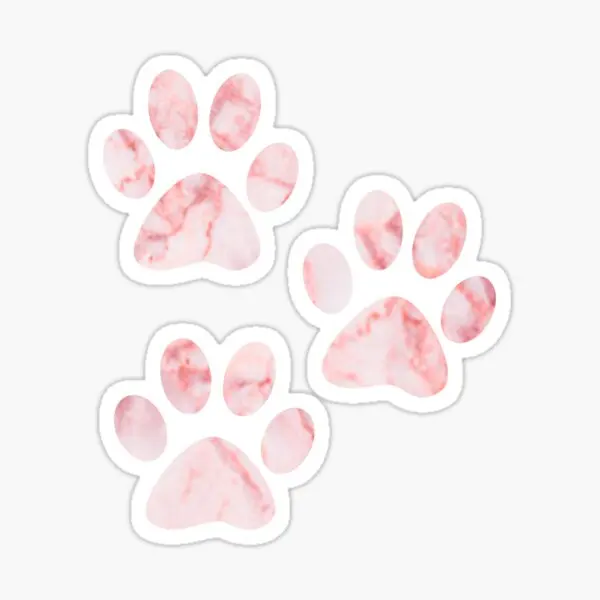 

5 шт., наклейки на бутылки для воды с принтом «лапы»