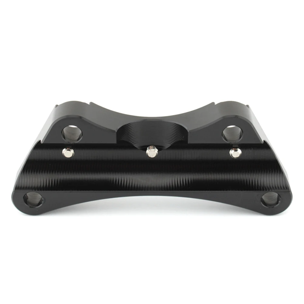 Хромированный/черный зажим на руль мотоцикла 1 дюйм верхний для моделей Harley Davidson