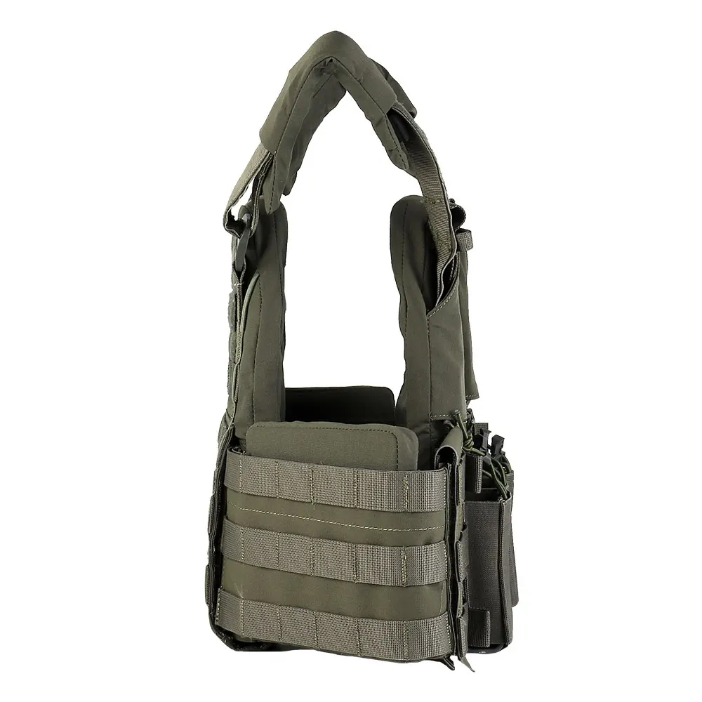 Фото 1000D нейлоновый THORAX Plate Carrier 5,56, тройной чехол для магнитов, быстросъемная пряжка системы MOLLE для охоты, стрельбы, тактического снаряжения №3