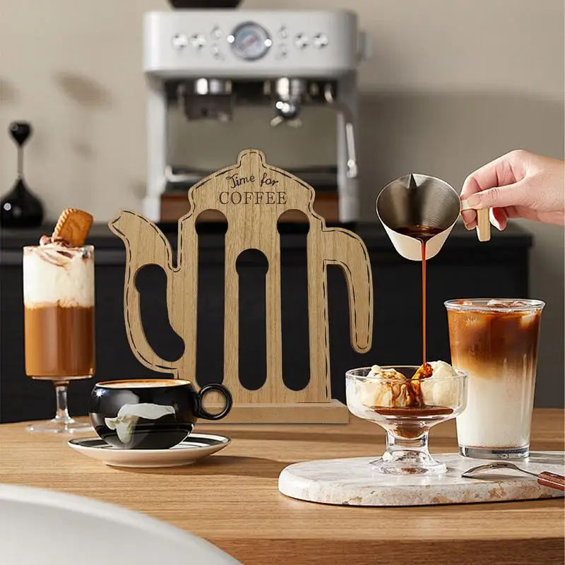 Органайзер для капсул кофе деревянный органайзер домашние украшения держатель