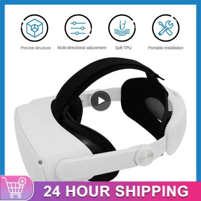 

1~8PCS Design For Meta Quest 2/Oculus Quest 2 Elite Strap Adjustable Head Strap