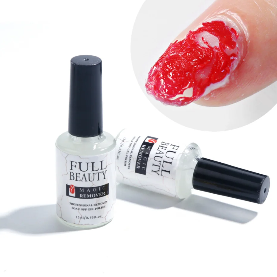 Гель-лак для ногтей быстрое удаление 15 мл | Жидкость снятия лака