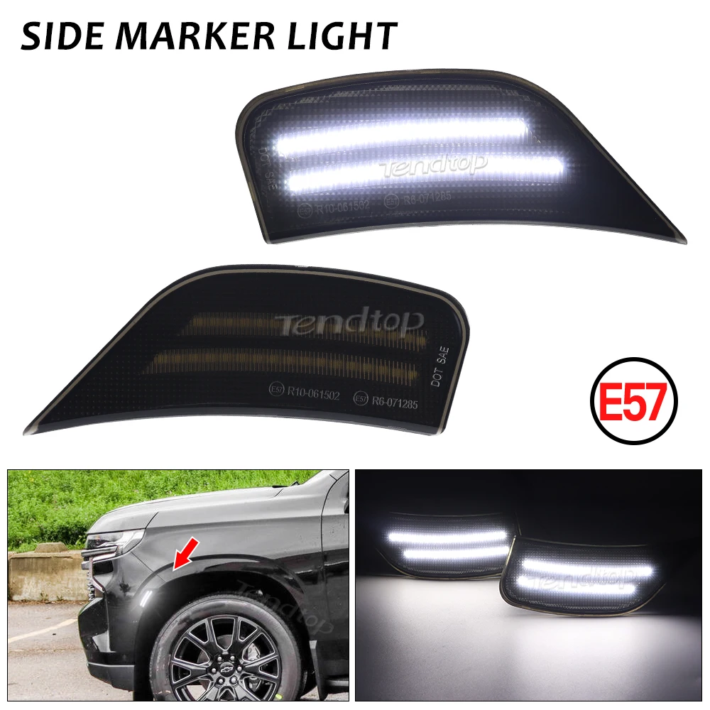 Светодиодные передние боковые габаритные фонари янтарного цвета подходят для