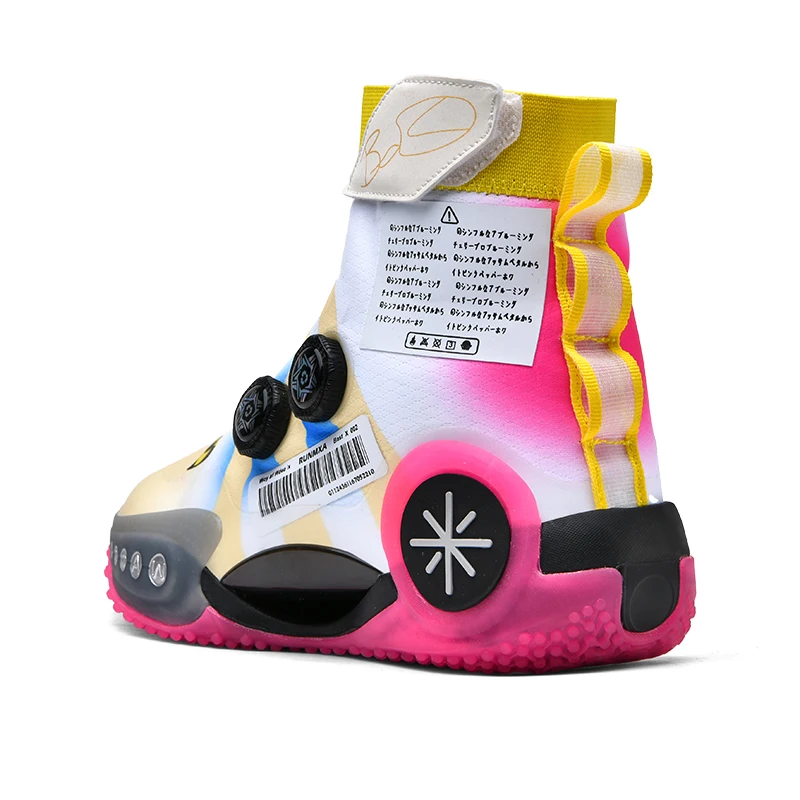 Super Cool Unisex Basketball Shoes High Top Male Sneakers Quick Lacing Basketball Boots Men Women Hard-Wearing Outdoor Shoe Boy