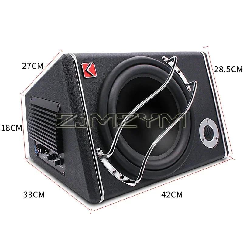 Автомобильный сабвуфер мощностью 1200 Вт с модифицированным высокочастотным