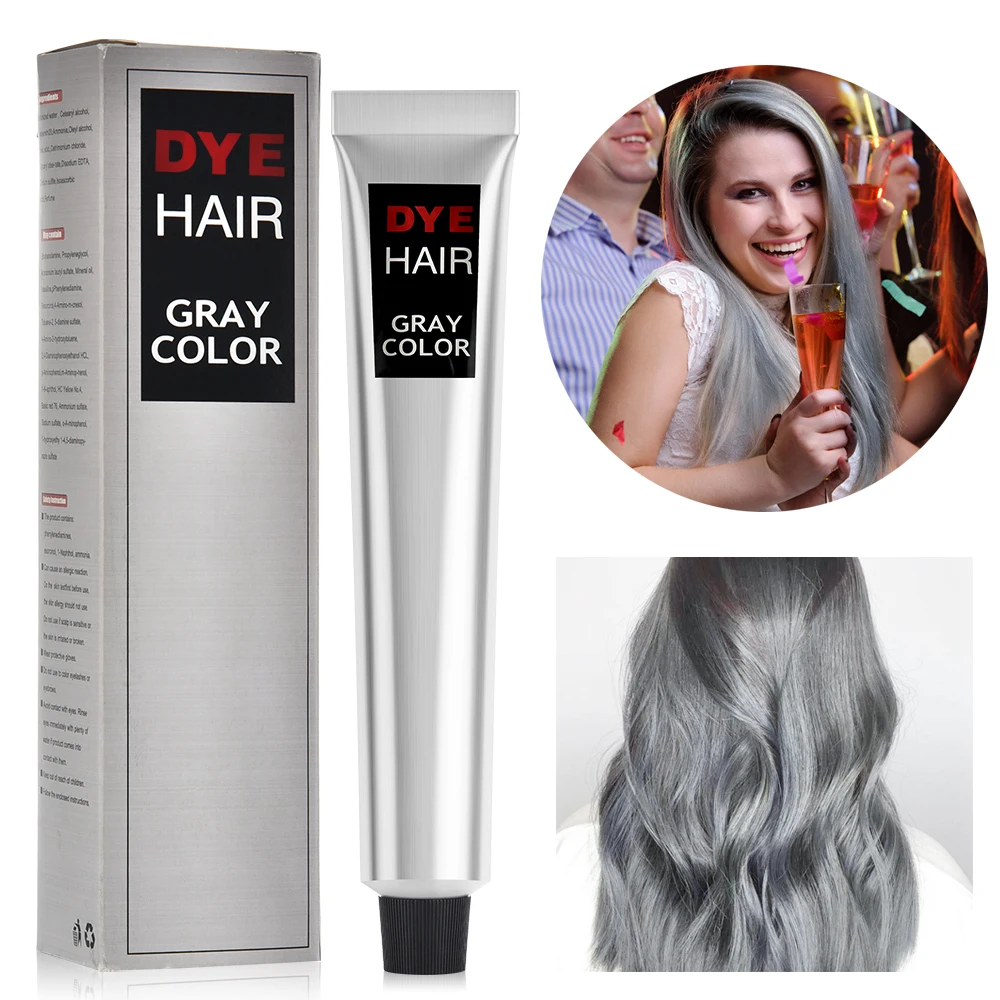 Hair Dye Cream Natural Permanent Strengthen Fibers Improve Health Easy Operate Harmless