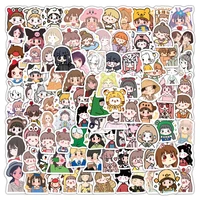 1050 pcs cute girl cartoon graffiti stickers decoration tables and chairs backpack refrigerator helmet thin waterproof stickers