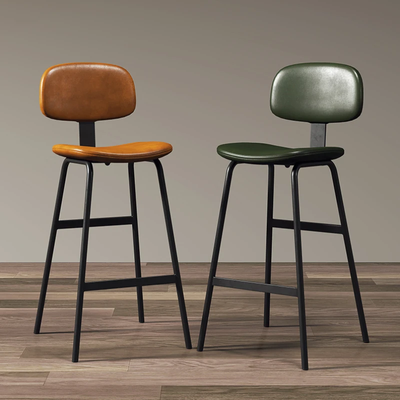 Дизайнерские современные барные стулья стул стальная кофейня удобный простой