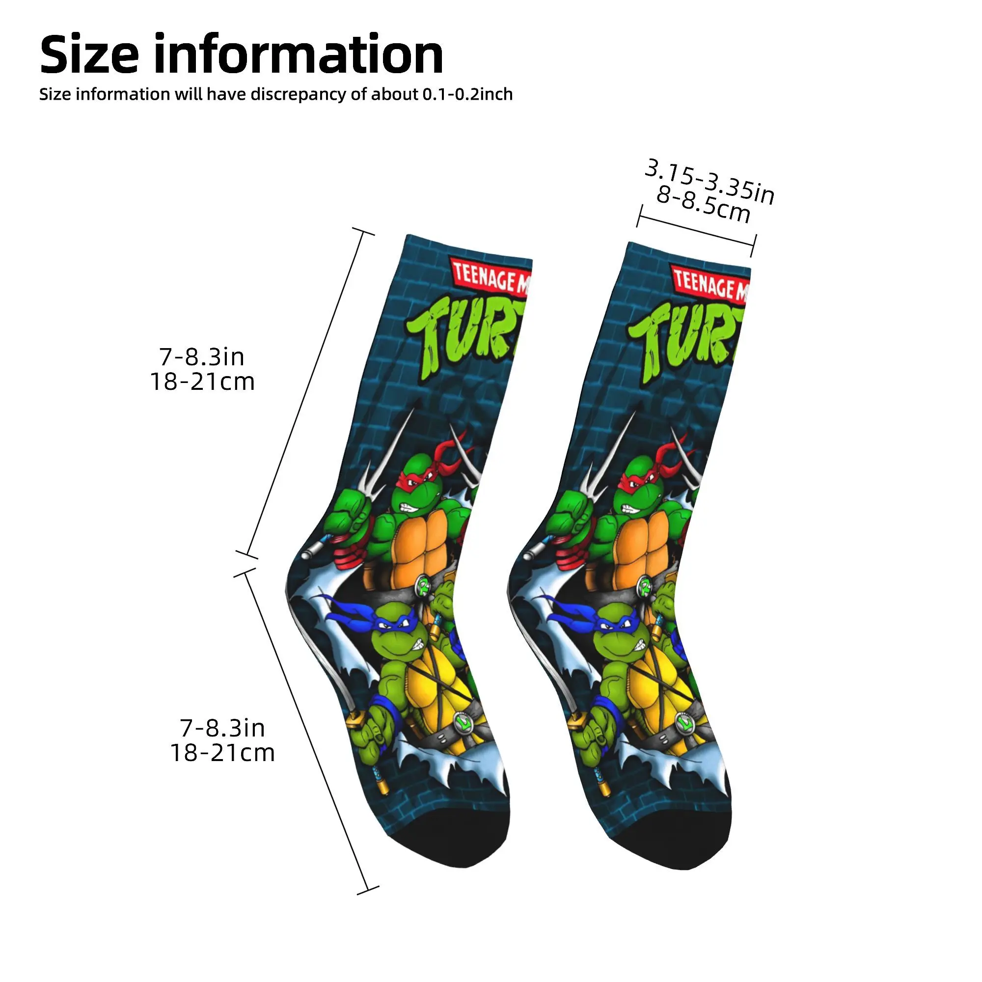 Носки n-Ninjas с героями мультфильмов аниме аксессуары для мужчин и женщин уютные