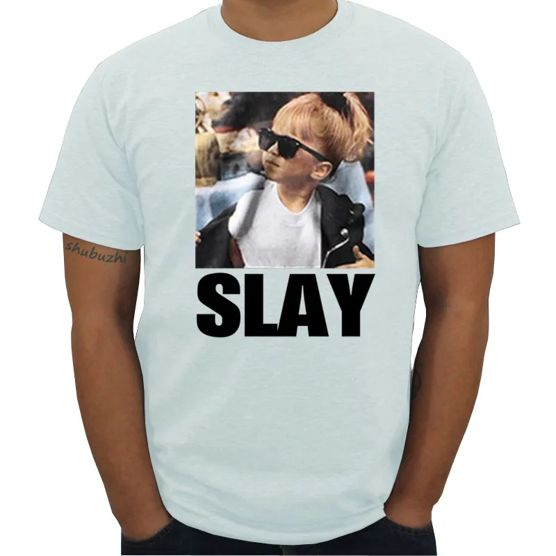 

Hot Sale Punk Rock Little Girl Photo Print T-shirt Fashion SLAY Personality Tshirt Mens Casual Cozy O-neck Tops Tee