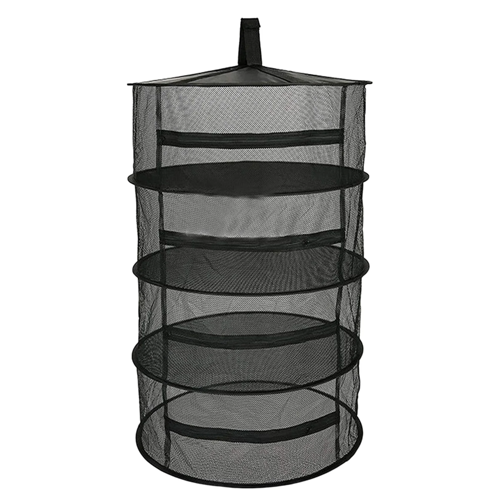 

Сушилка для трав, подвесная 4-х уровневая сушилка, сетчатая подвесная Складная сетка, подвесная сетка с отверстием на молнии для Сушки Расте...