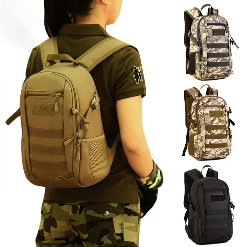 

3P Tactical Backpack Military Molle Rucksack School Bag Waterproof Outdoor Traveling Hiking Camping Hunting Bags mochilas 12L