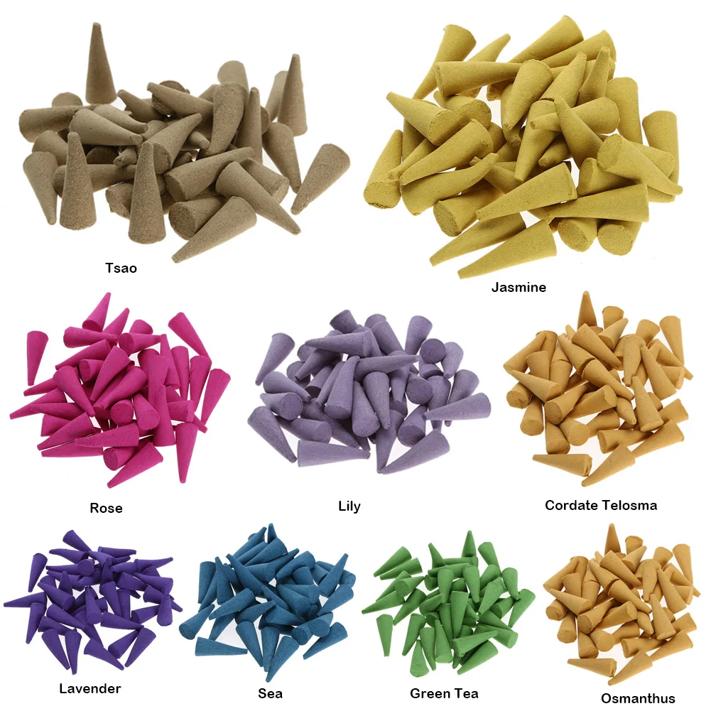 Backflow Incense Cones Natural Sandalwood Fragrant Lavender Antiseptic Burners Wholesale |