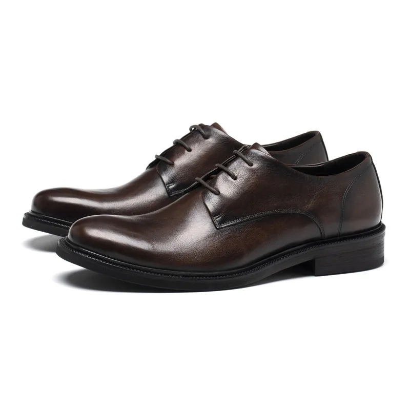 

Vintage genuine leather shoes for men casual business Men's shoes