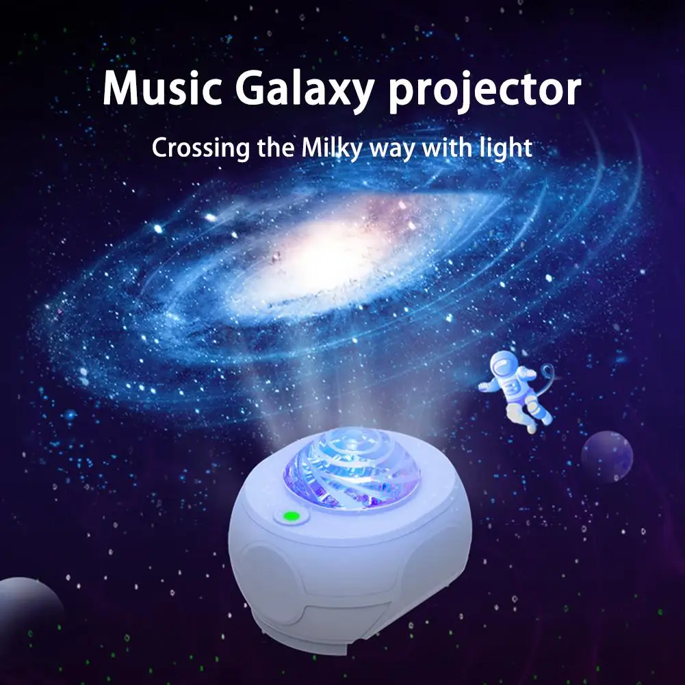 

Цветная проекционная лампа 3 регулируемая яркость романтическое звездное небо Галактический проектор атмосферный свет ночник