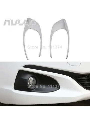 Хром для Peugeot 301 2017 2018 2019, передняя противотуманная фара, крышка корпуса, наклейки, аксессуары для отделки