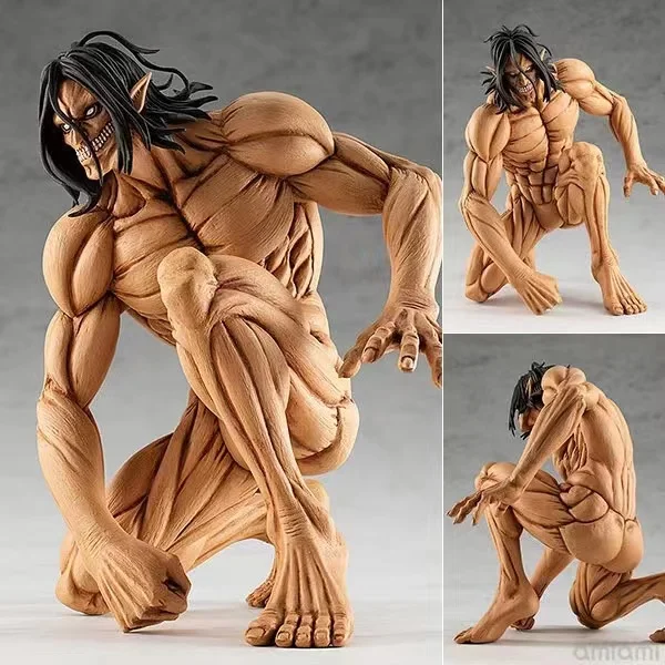 

【In Stock】Good Smile Original Pop Attack on Titan Shingeki No Kyojin Giant Form Eren Jaeger Collectible Model Doll So Cool Hot