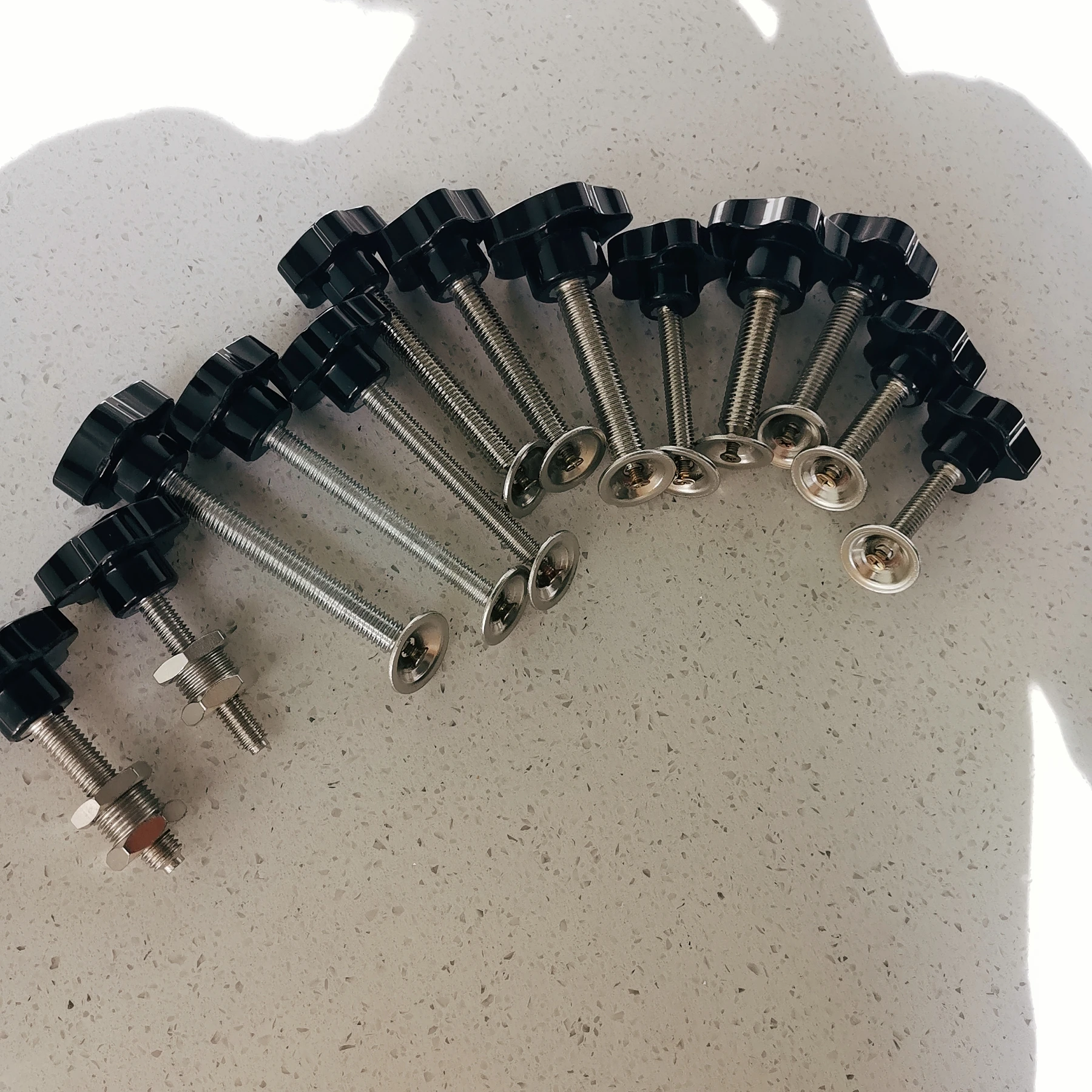 10 шт./упак. Silk стол для трафаретной печати Handle M8 M10 Mesh Frame Clamp Screw с Pad |