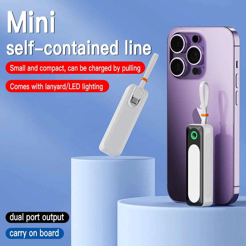 Mini Power Bank Portable 20000mAh Charger PowerBank Slim External Battery For iPhone Xiaomi Huawei QC3.0