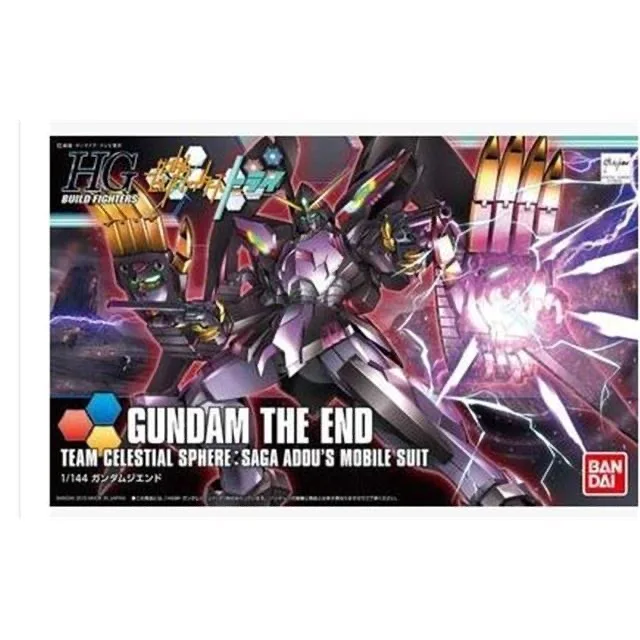 

Набор оригинальных моделей Bandai из аниме «Gundam» Hgbf 1/144, фигурка «End Gunpla» в сборе, коллекционная комната, искусственная фигурка, детская игрушка