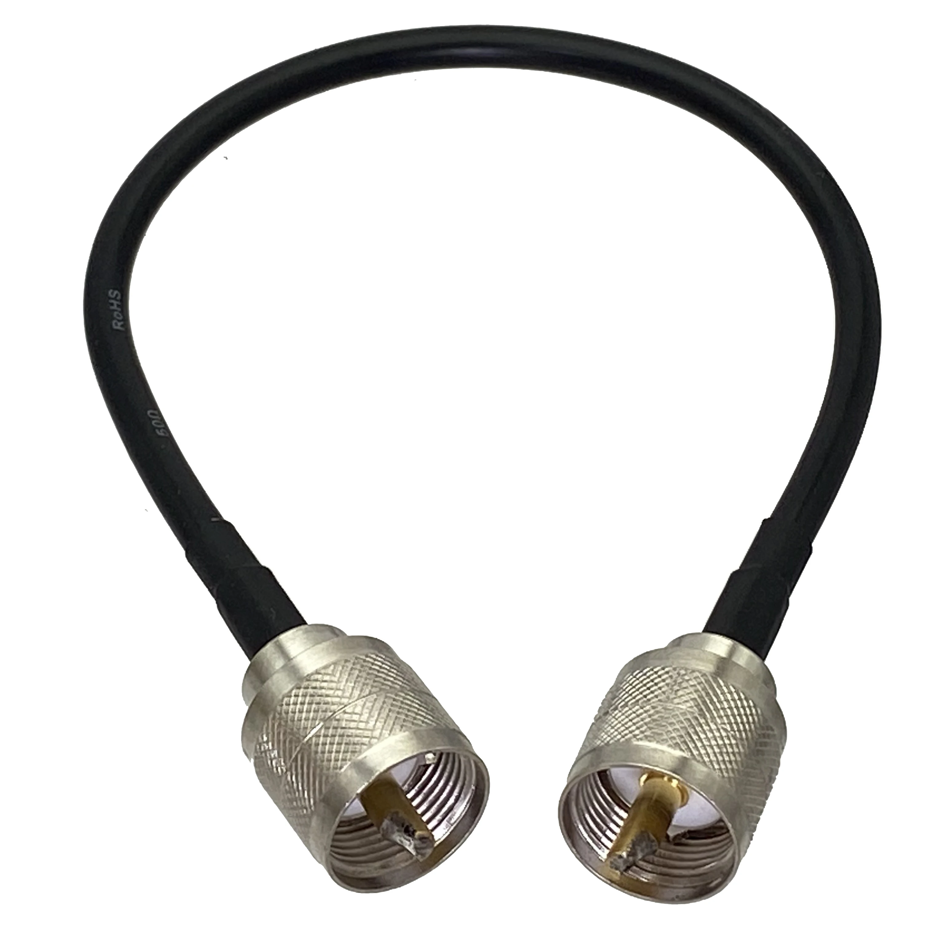 

1 шт. RG58 UHF PL259 штекер к UHF PL259 штекер обжимной RF коаксиальный разъем отрезок Перемычка кабеля Новый 6 дюймов ~ 5 м