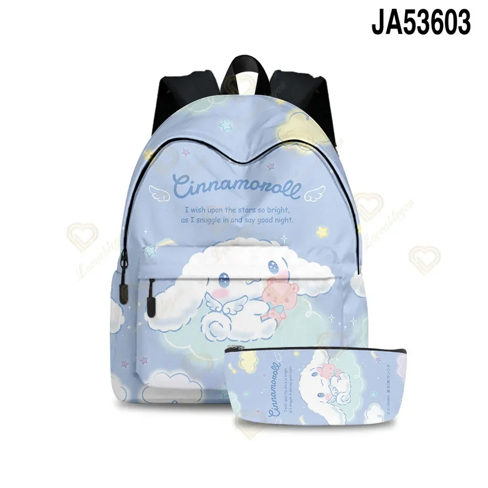 Фото Сумки Sanrio Kuromi Cinnamoroll, милая сумка My Melody, детские сумки, плюшевые игрушки для девочек, женские сумки с помпонами, подарки на день рождения №4