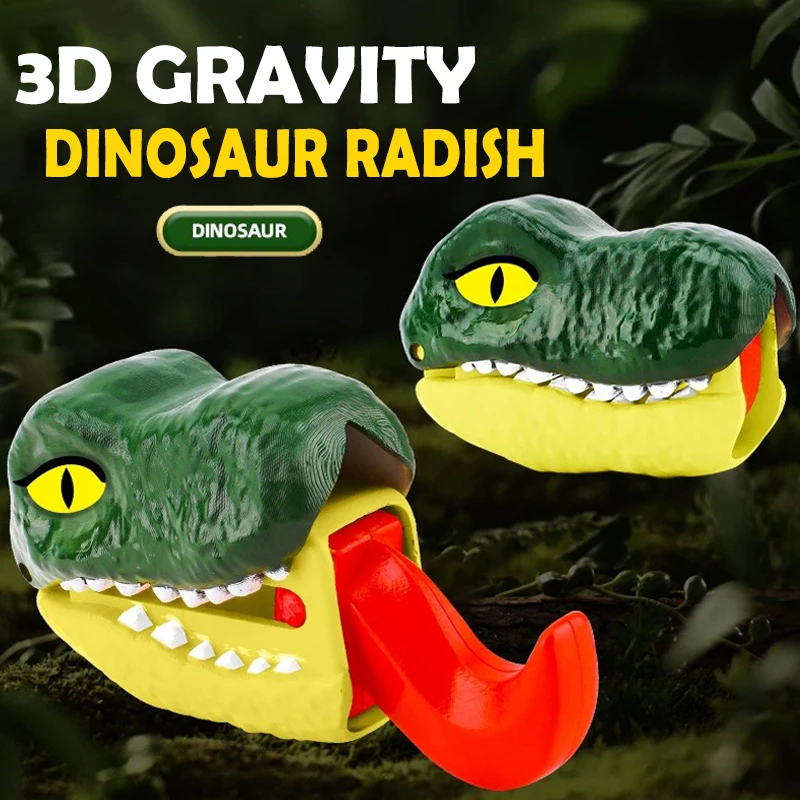 1-3 шт. 3D гравитационный Тираннозавр Рекс складной редис искусственная голова