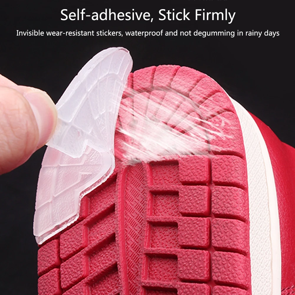 Sole Protector for Sneakers Outsole Rubber Sole Replacement Insoles for Shoes Repair Sole Sticker Anti-Slip Grip Wear-resistant