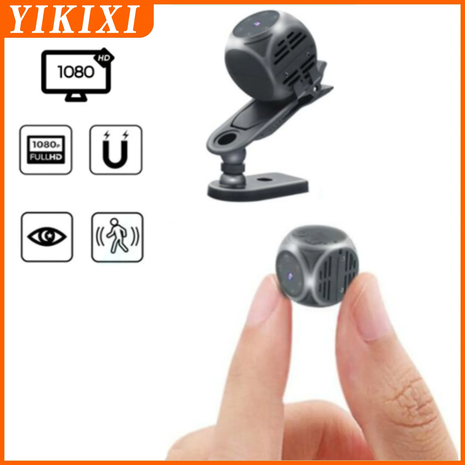 

Портативная видеокамера HD 1080P с функцией ночного видения и датчиком движения