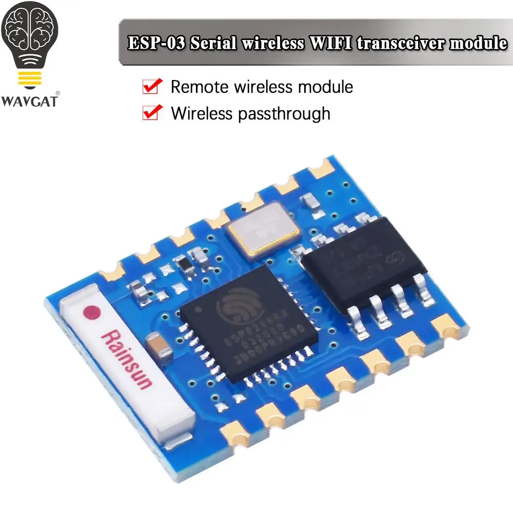 Модуль приемника беспроводного приемопередатчика ESP8266 ESP03 ESP-03 SPI WIFI модуль