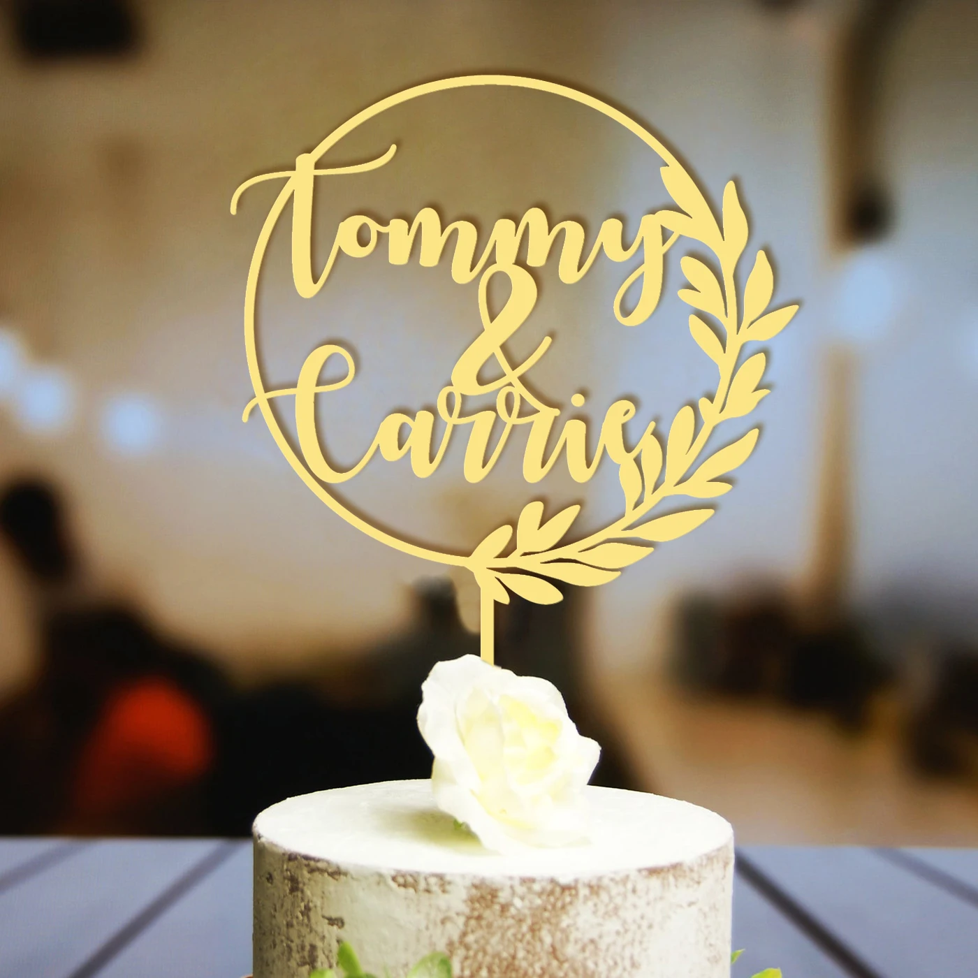 

Персонализированный Топпер для свадебного торта, вставка «Мистер и миссис», металлическое украшение для торта, оформление детской вечевеч...