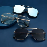 luxury cool men driving glasses goggle summer style gradient brown sunglasses vintage pilot sun glasses punk oculos de sol