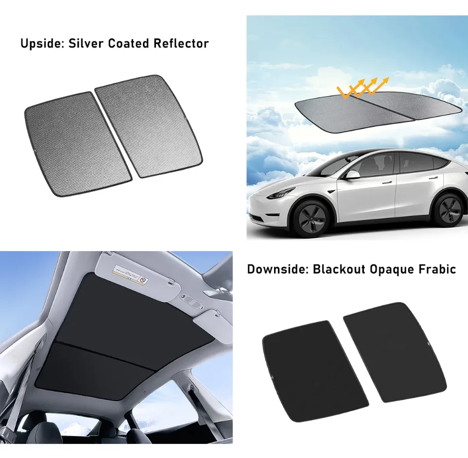 Для модели Tesla стеклянная искусственная кожа + задние угловые оконные оттенки