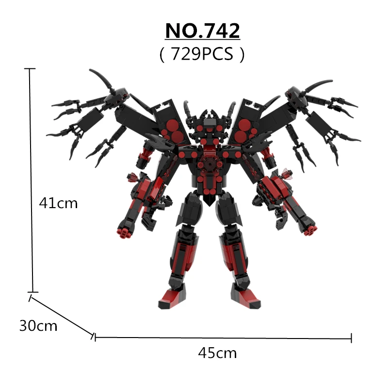 729 шт./набор Детский конструктор унитаз