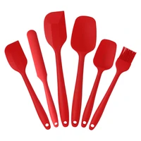 silicone spatula set cake baking tools non stick heat resistant turner herramienta de hornear pastel outils cuisson des gateaux